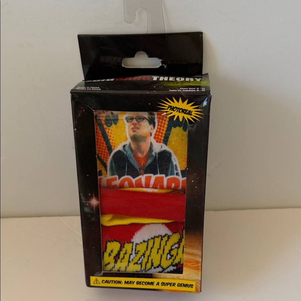 New Big Bang Theory 2 Pair Socks